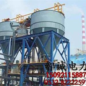 鋼制渣倉(cāng)安裝完成